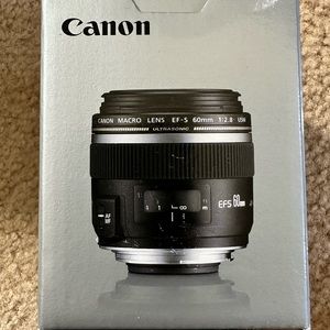 Canon 60mm macro. 2.8. Great condition.
